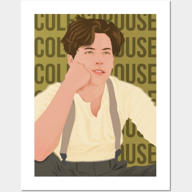 Cole Sprouse Fan Art Wall Art by ArtMoore98